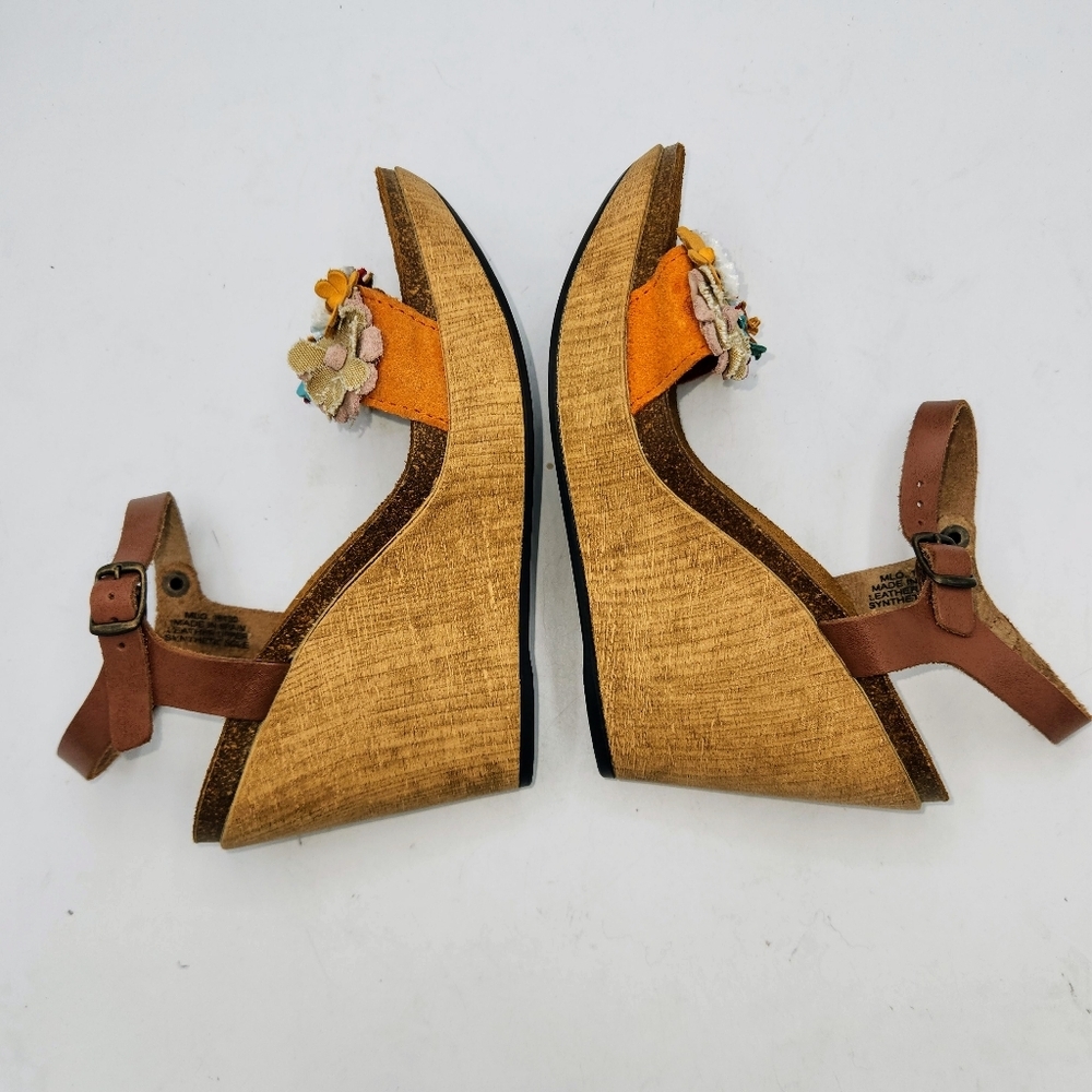 Floral Multi-Color Wedge Sandals - Women - Picture 10 of 16